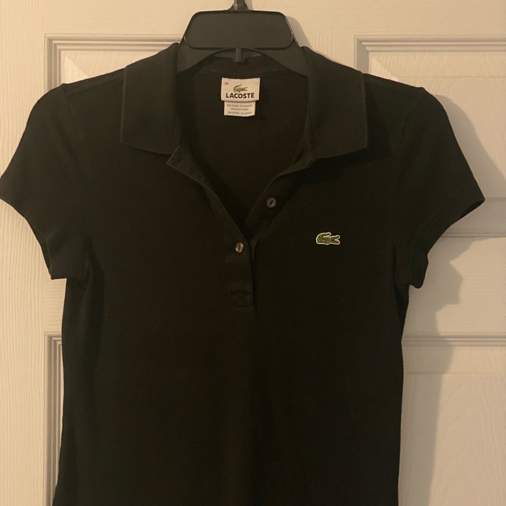 Black Lacoste women’s shirt